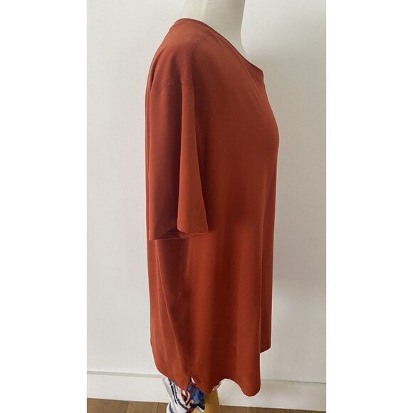 All In Motion Men’s Short Sleeve Crewneck Wicking T-Shirt Size XL Orange - Picture 4 of 9